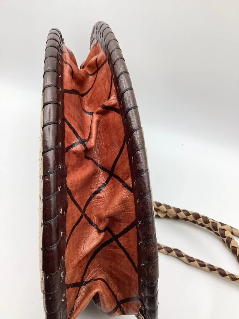 African Burkina Hand Crafted Shoulder Bag-RARE NOS